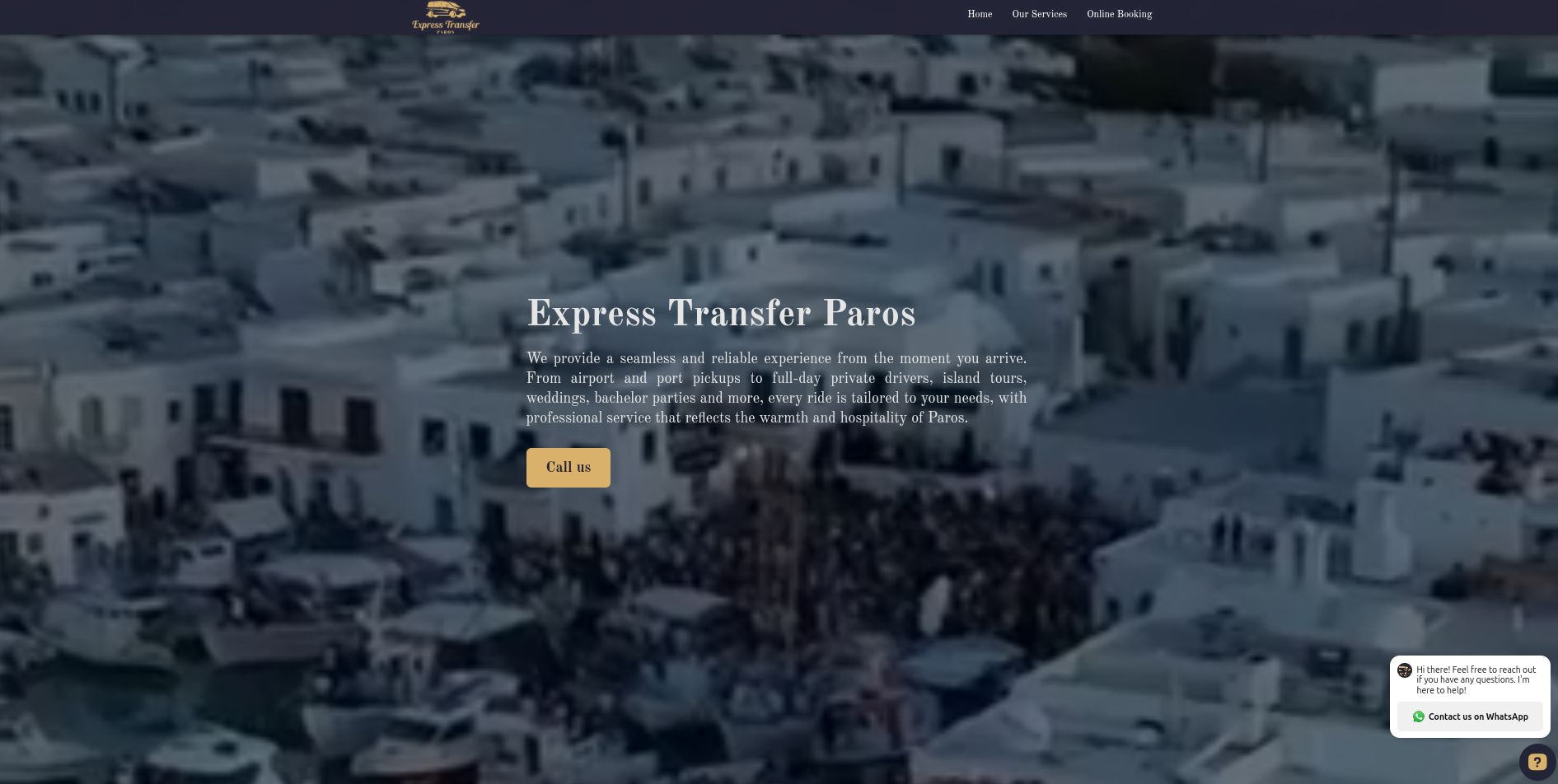 Island Transfer Booking Website