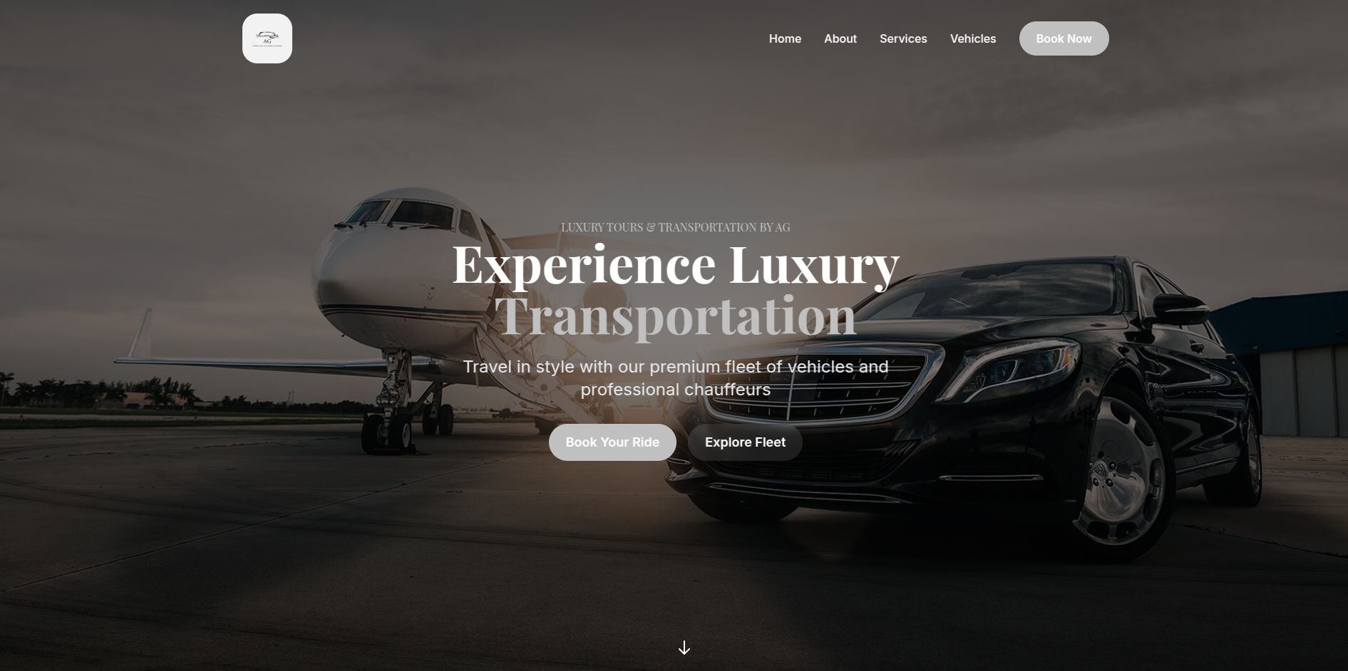 Luxury Transfers & Tours Booking Website