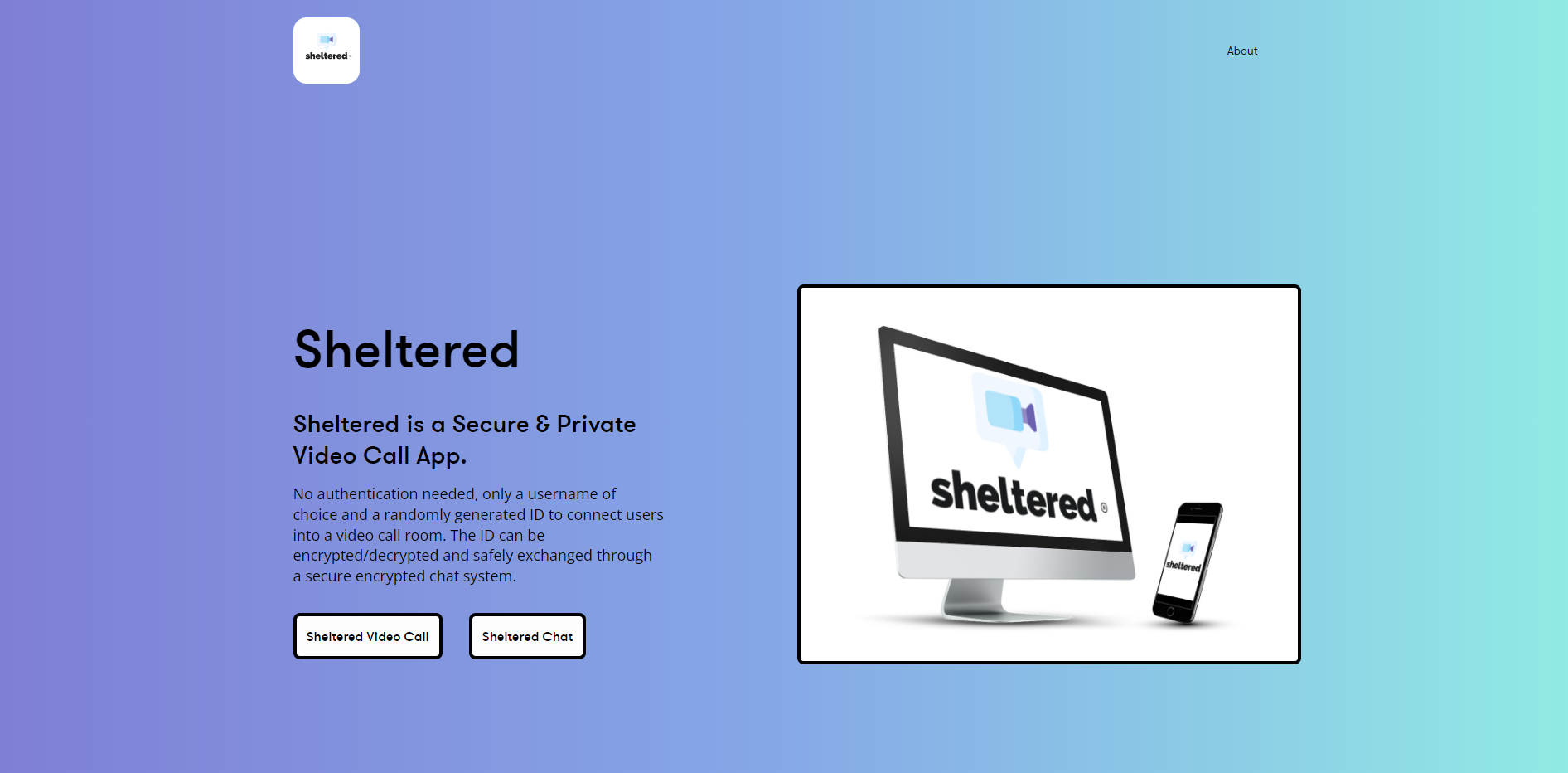 Sheltered | Secure Video/Chat Hybrid App